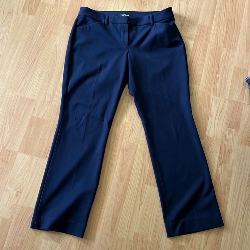 Express Editor Barely Boot Low Rise Stretch Pant